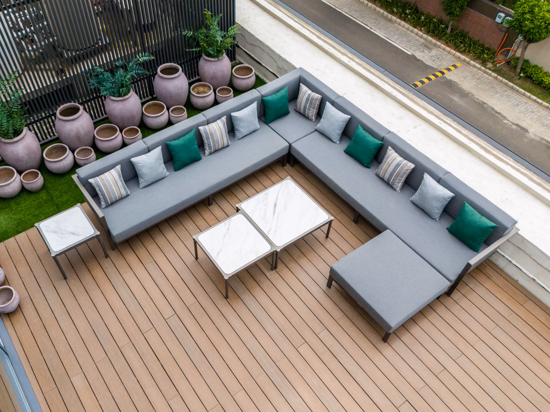 Expansive Terrace Lounge
